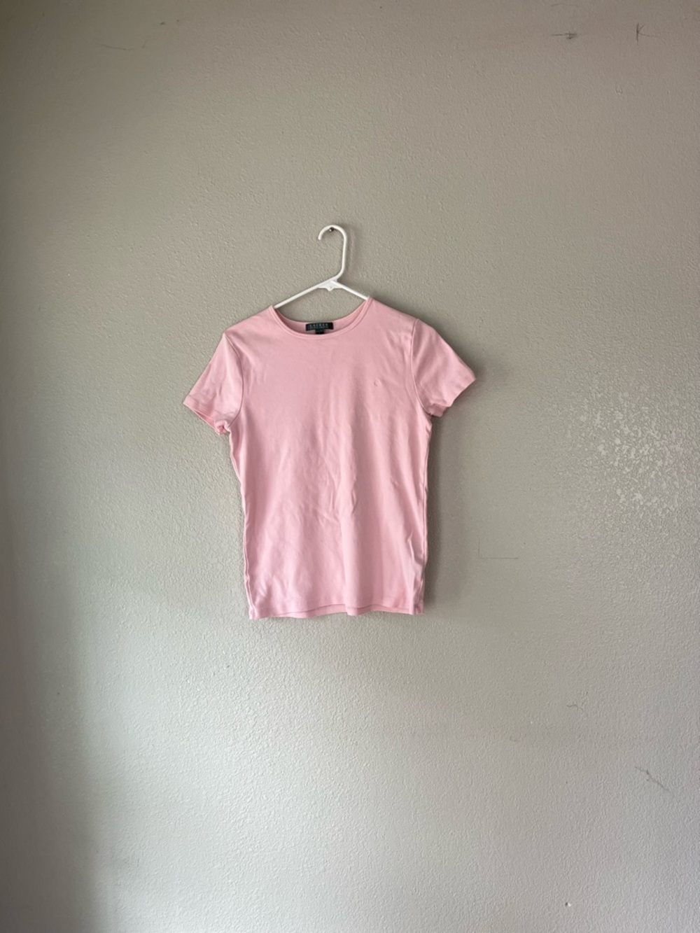 Ralph Lauren Pastel Pink Short Sleeve Crew Tee